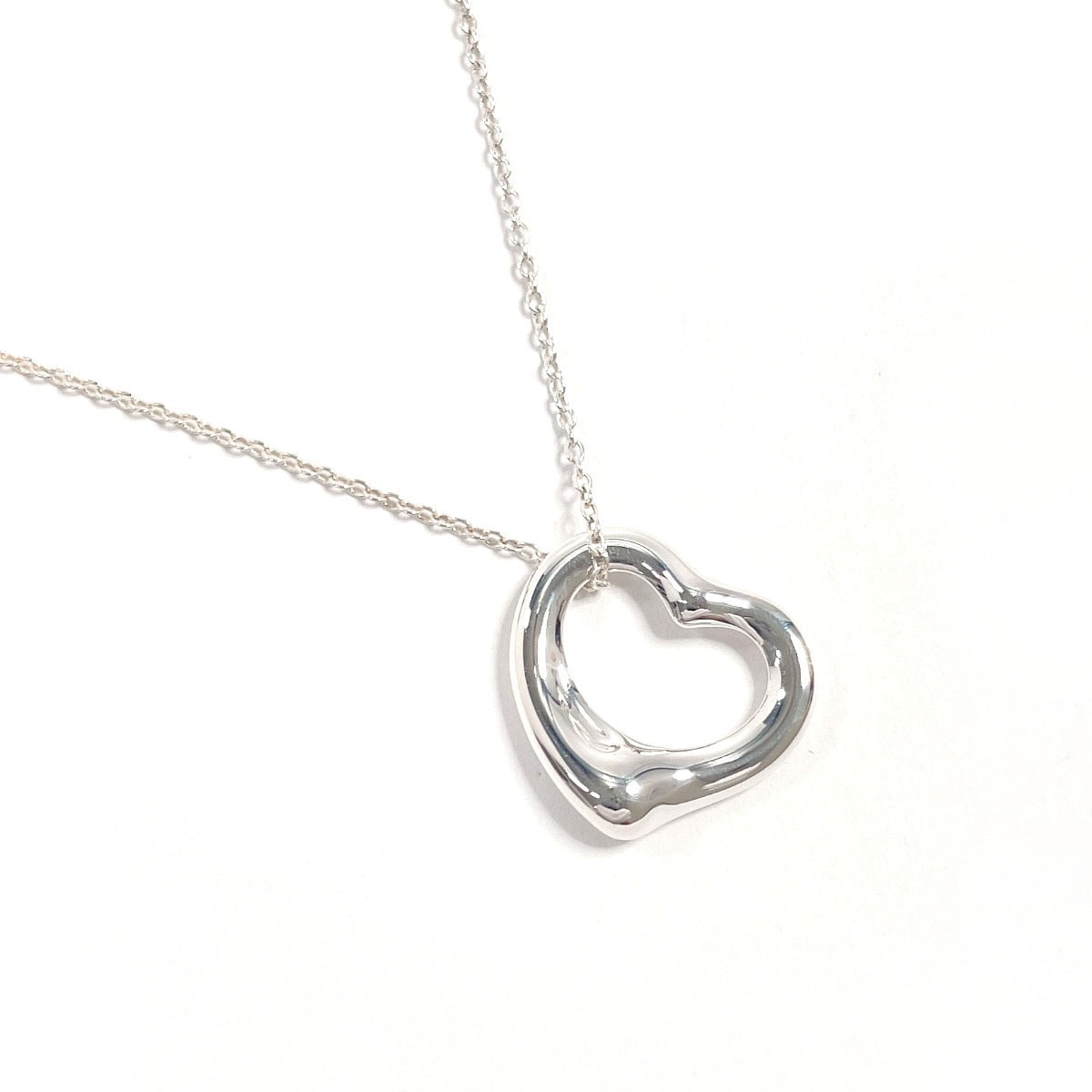 ティファニー ネックレス オープンハート エルサペレッティ  シルバー
