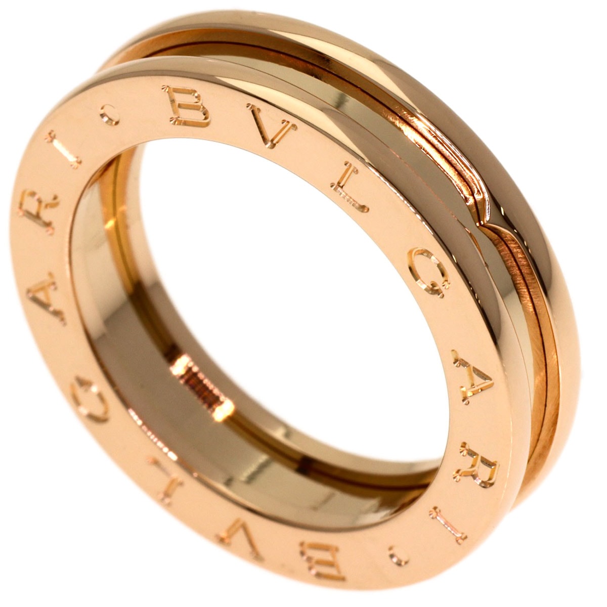 BVLGARI ブルガリ B-zero1 ビーゼロワン 1バンド #53 リング・指輪 K18PG レディース [中古]