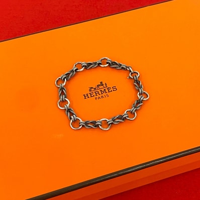 HERMES エルメス オーディエンヌ シルバー925 ブレスレット シルバー
482-2