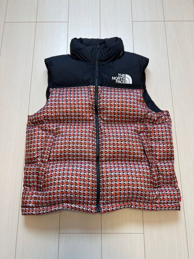 Supreme x The North Face Studded Nuptse Vest "Red"