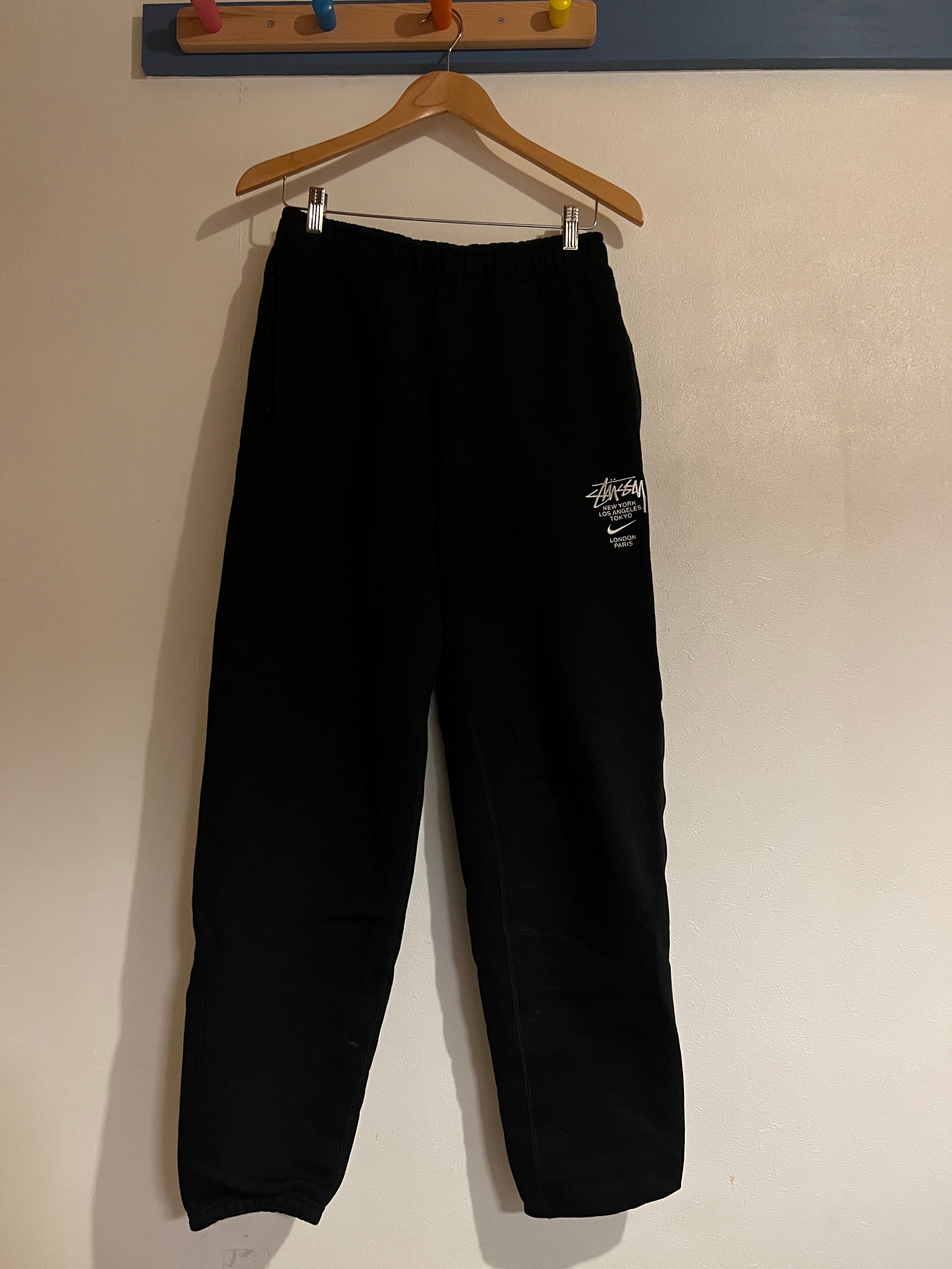 Nike x Stussy International Sweatpants (US Size) "Black" DC4227-010