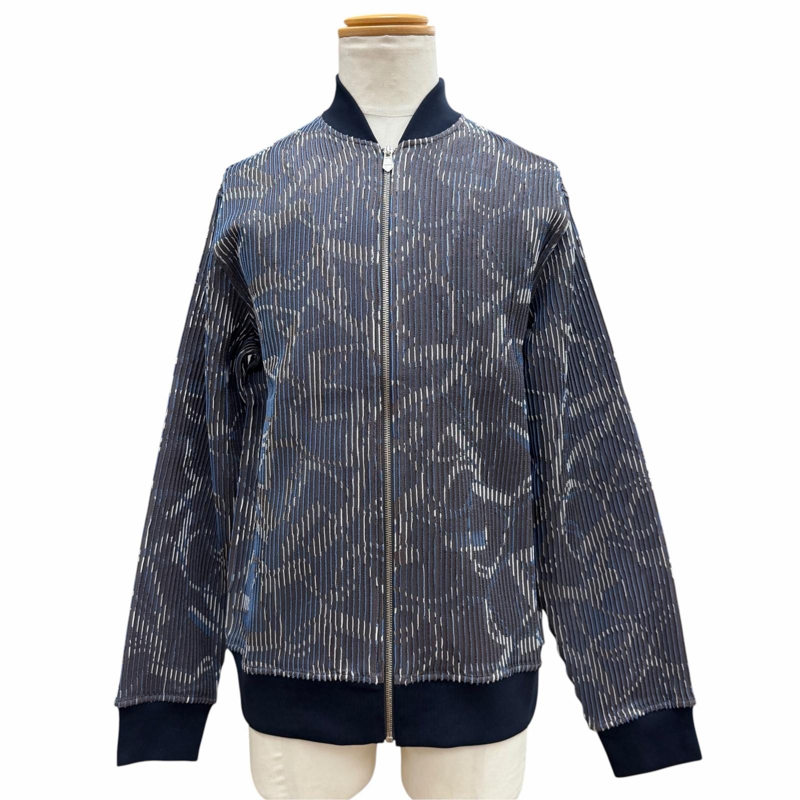 極美品 エルメス ジャケット ブルゾン ネイビー メンズ M