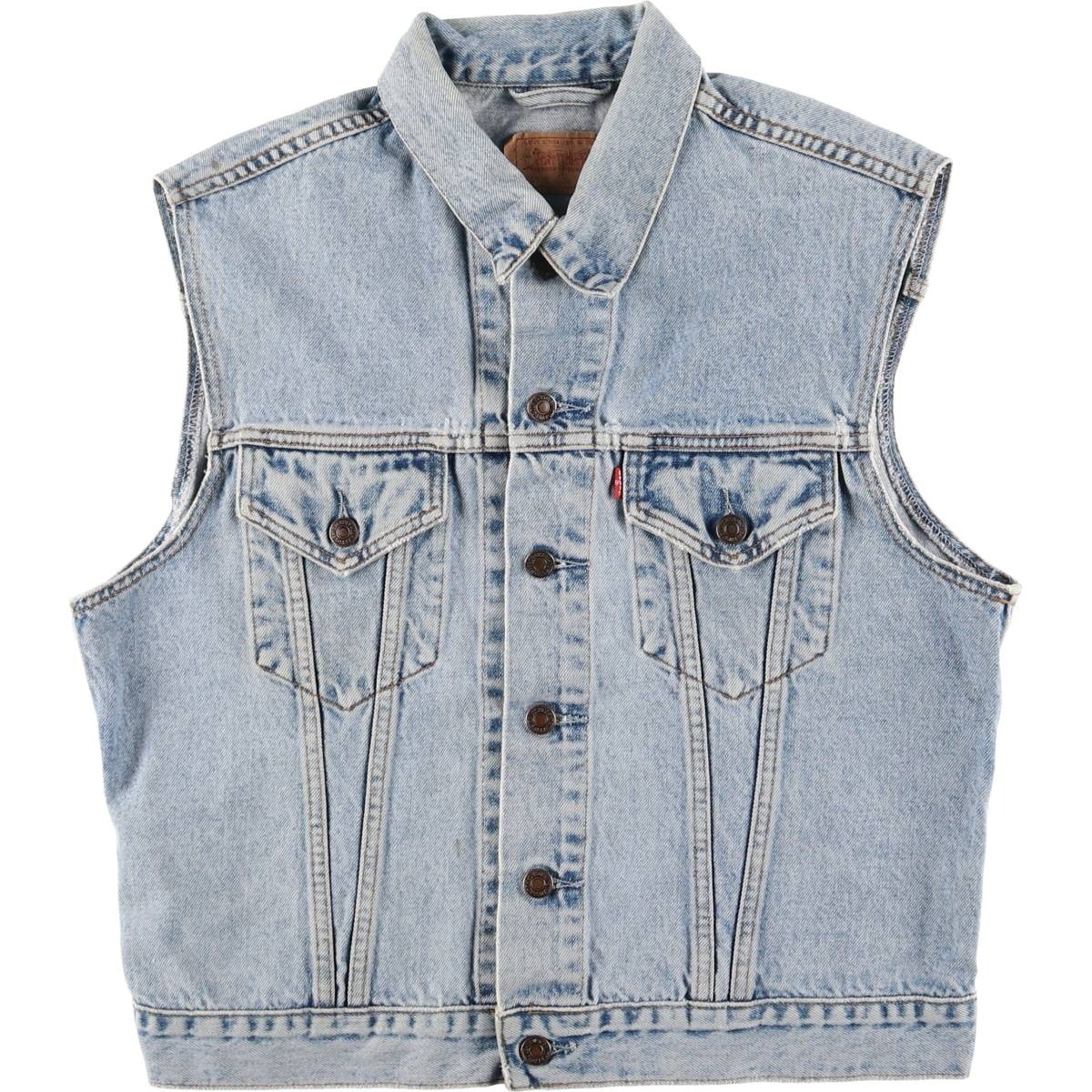 古着 90年代 リーバイス Levi's デニムベスト メンズXL相当 ヴィンテージ/eaa544525