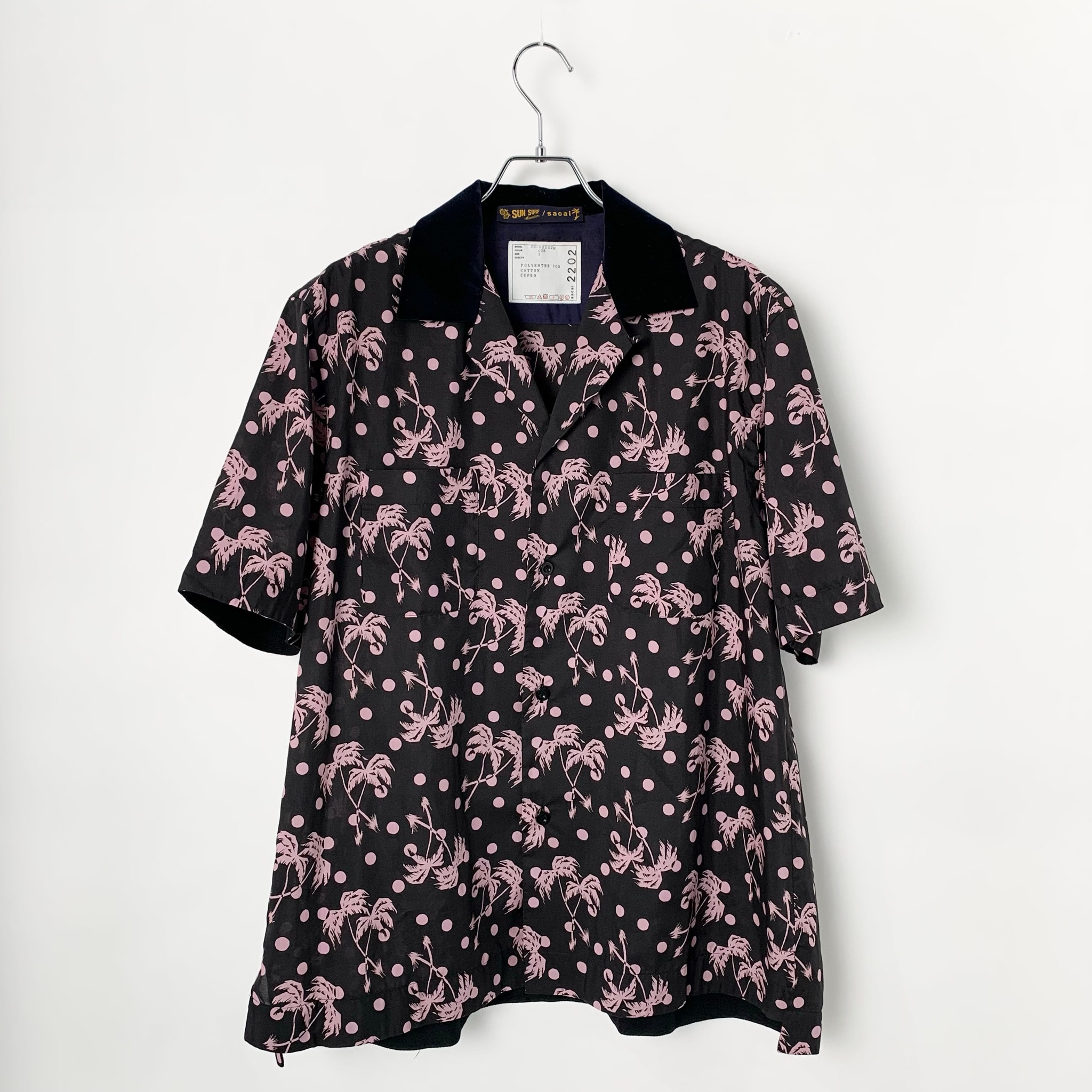 Sacai × SUN SURF 20SS アロハシャツ