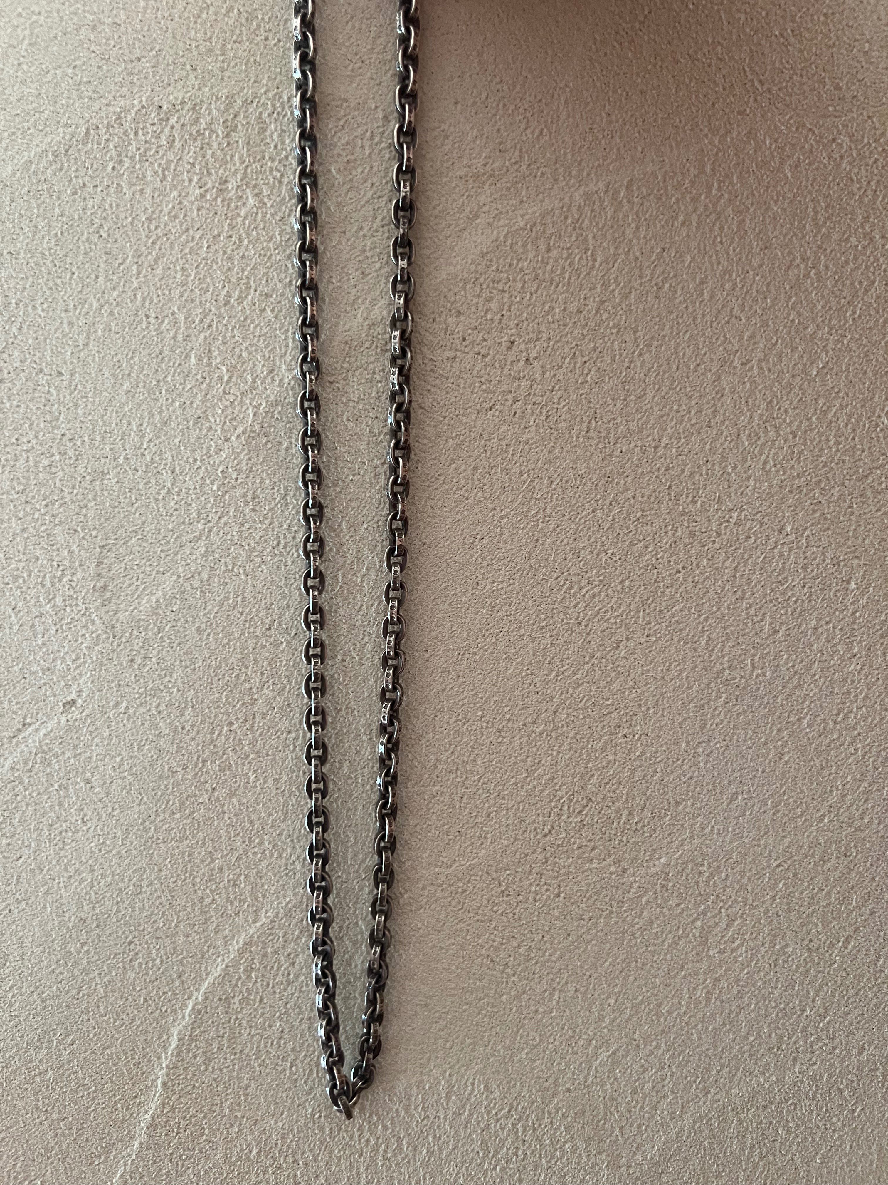 Chrome Hearts Paper Chain Necklace 50cm (20inch) "Silver"