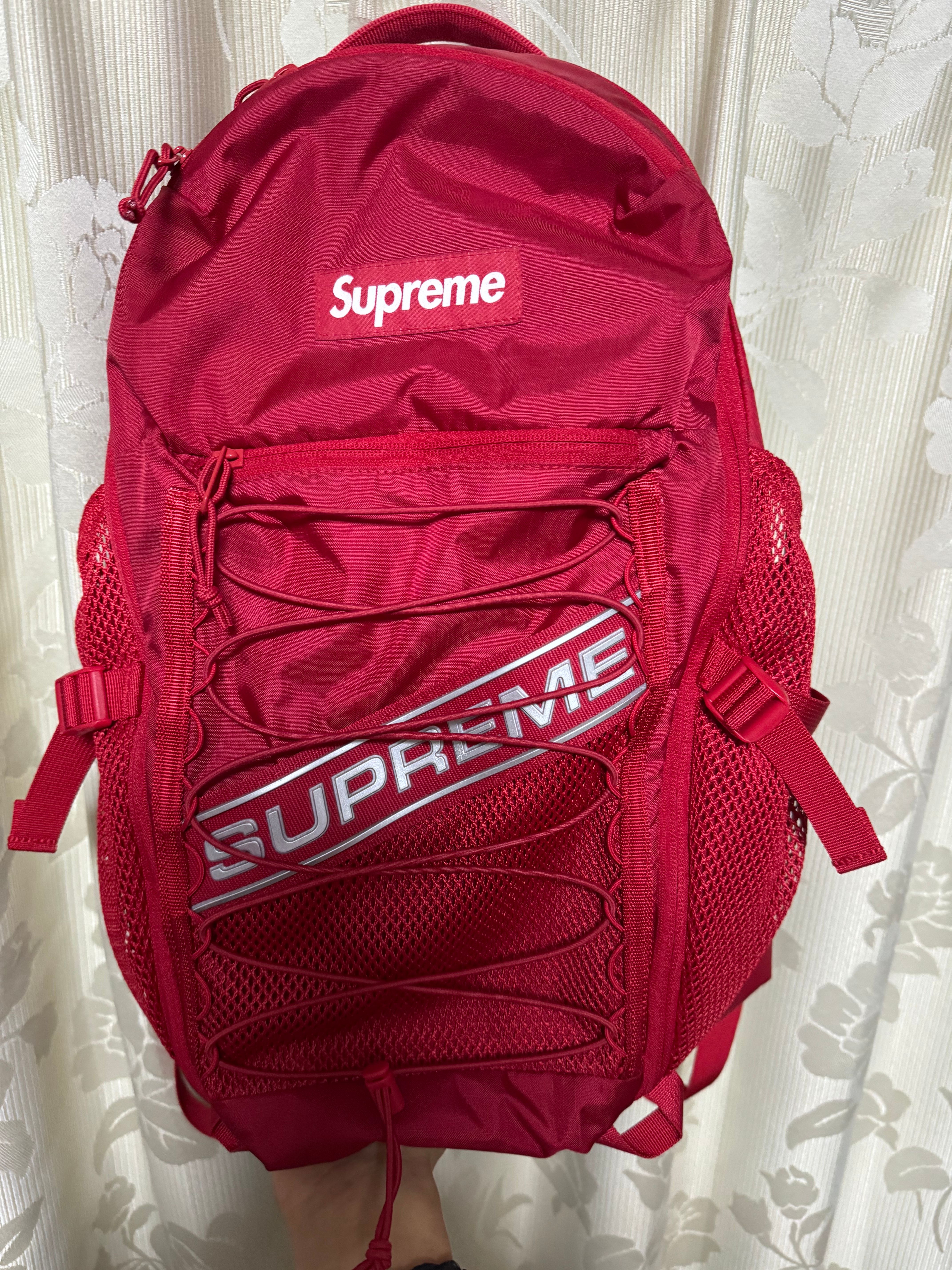 Supreme Backpack 2023FW "Red"