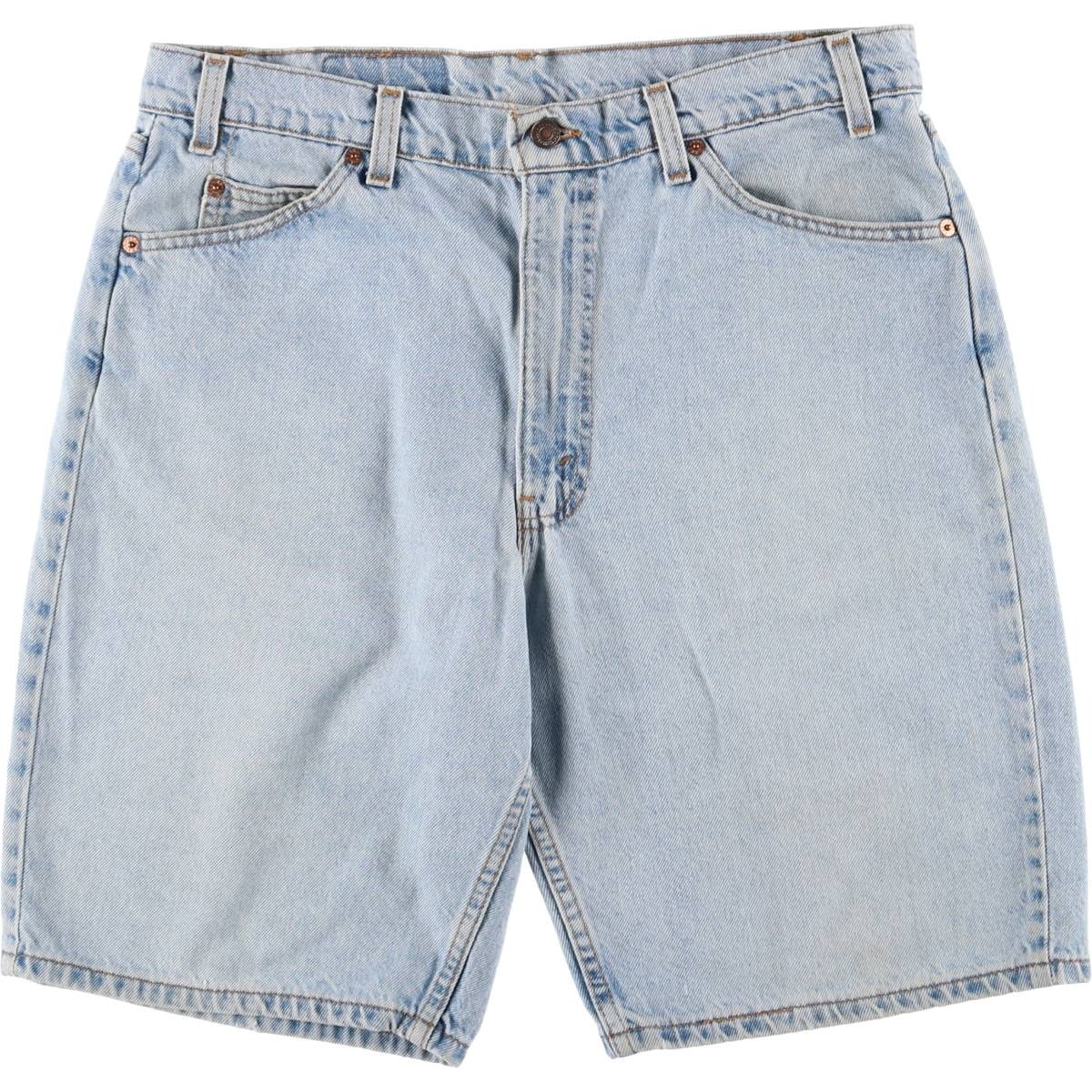 古着 90年代 リーバイス Levi's 550 RELAXED FIT デニムショーツ ハーフパンツ USA製 メンズw36相当 ヴィンテージ/eaa559997