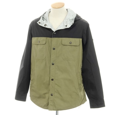 【中古】モンクレール MONCLER DONAN リバーシブル ナイロン コットン マウンテンパーカー オリーブxブラック【サイズ1】【メンズ】
