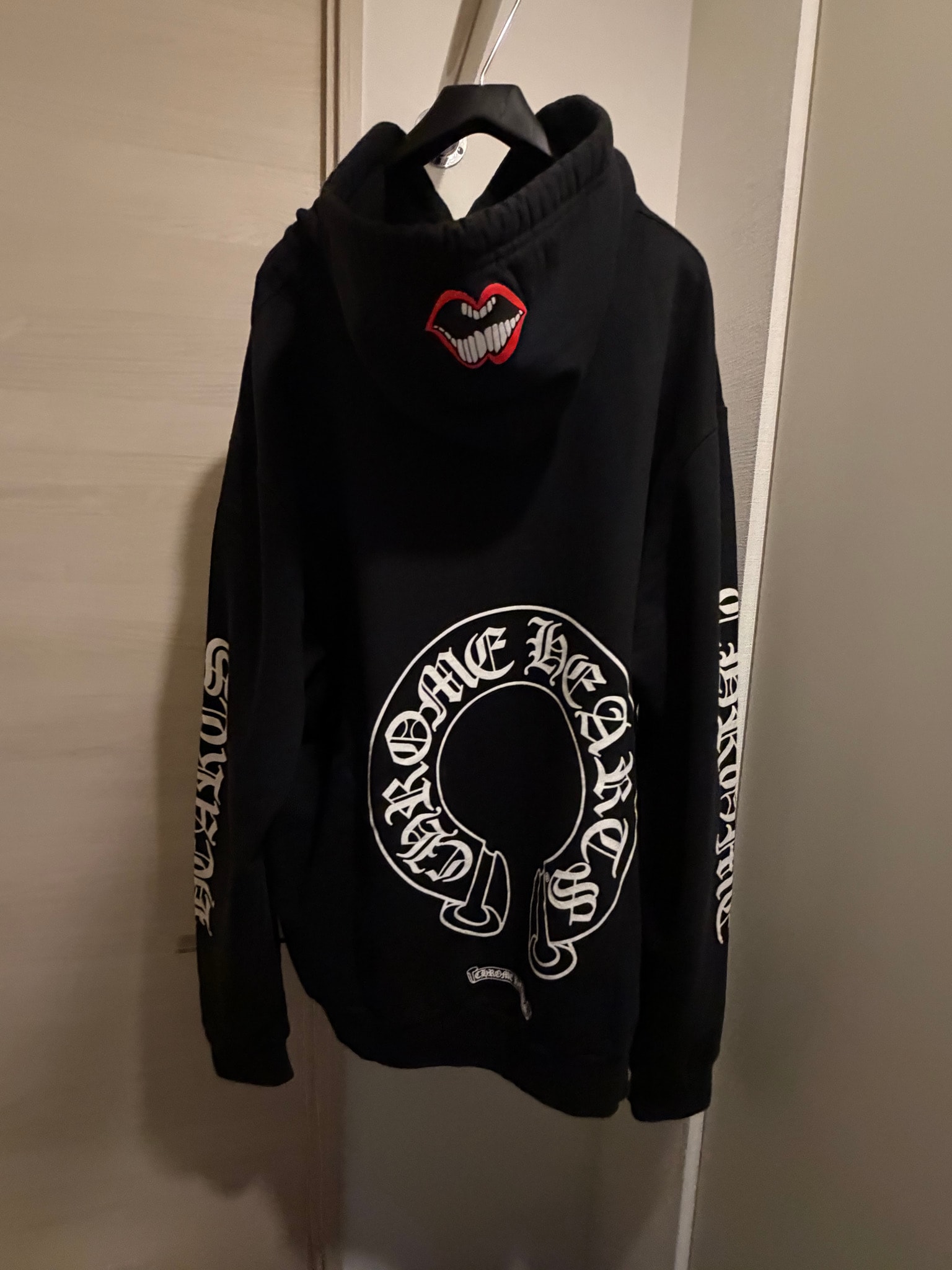 Chrome Hearts Matty Boy Chomper Horseshoe Hoodie "Black"