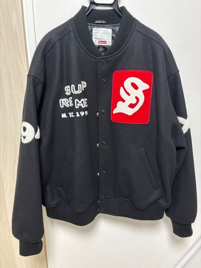 Supreme Tourist Varsity Jacket "Black"