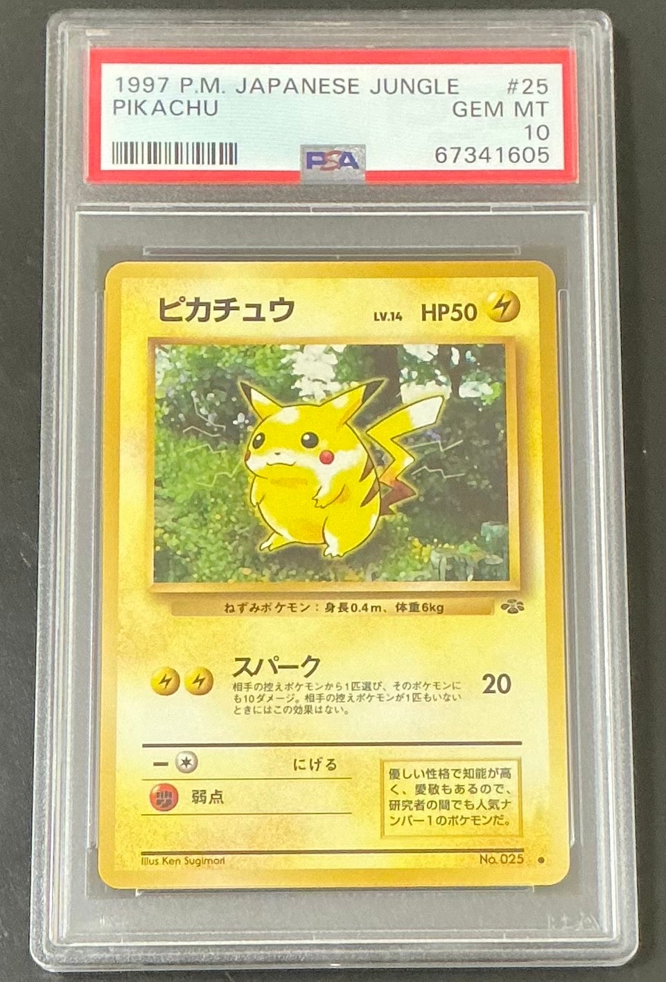 ピカチュウ ● : 旧裏 [PMCG2 No.025](拡張パック「ポケモンジャングル」)