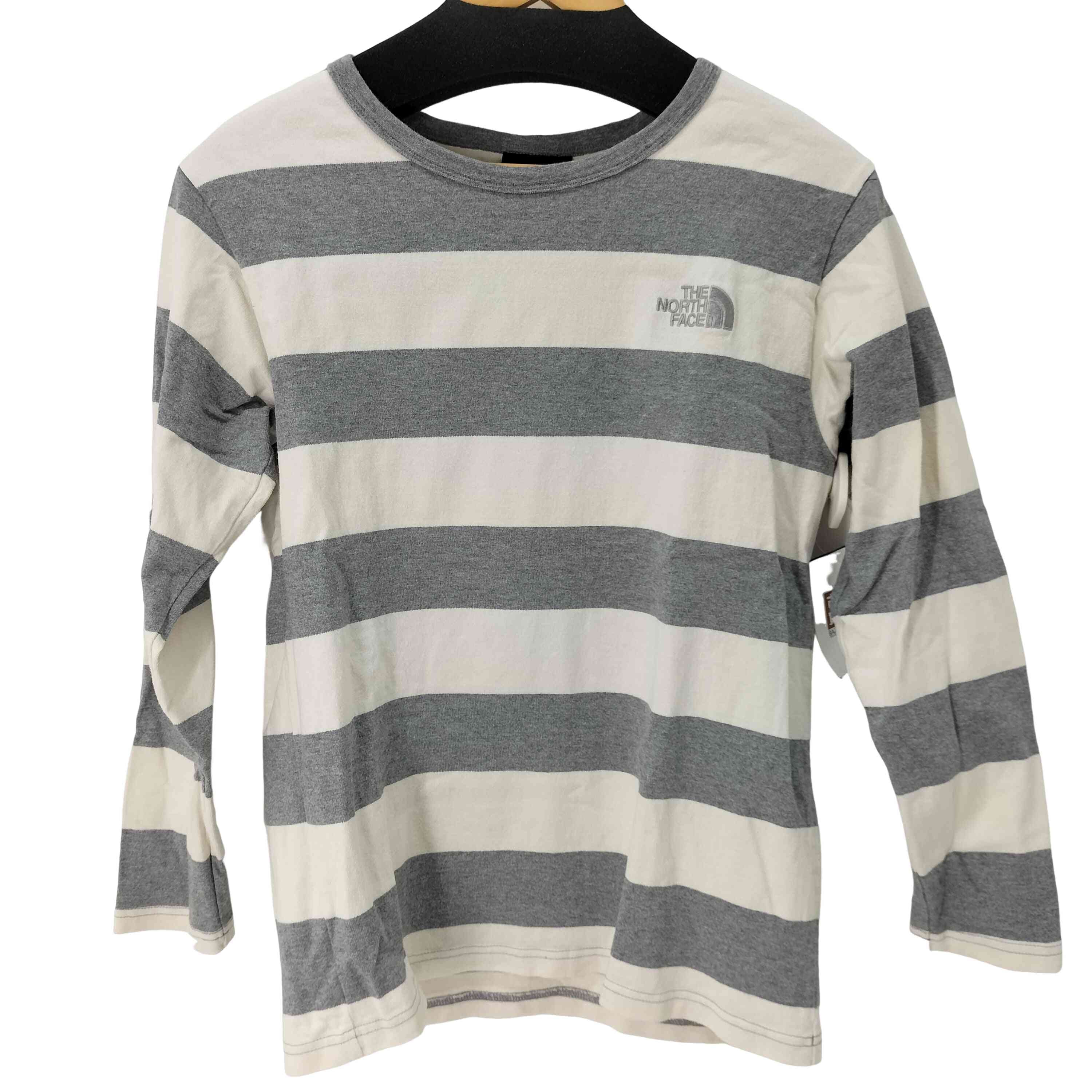 L/S HEAVY COTTON BORDER CREW TEE【1137149789165】