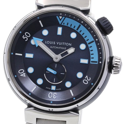 ルイ・ヴィトン タンブール ストリート ダイバー QA121 メンズ 【中古】