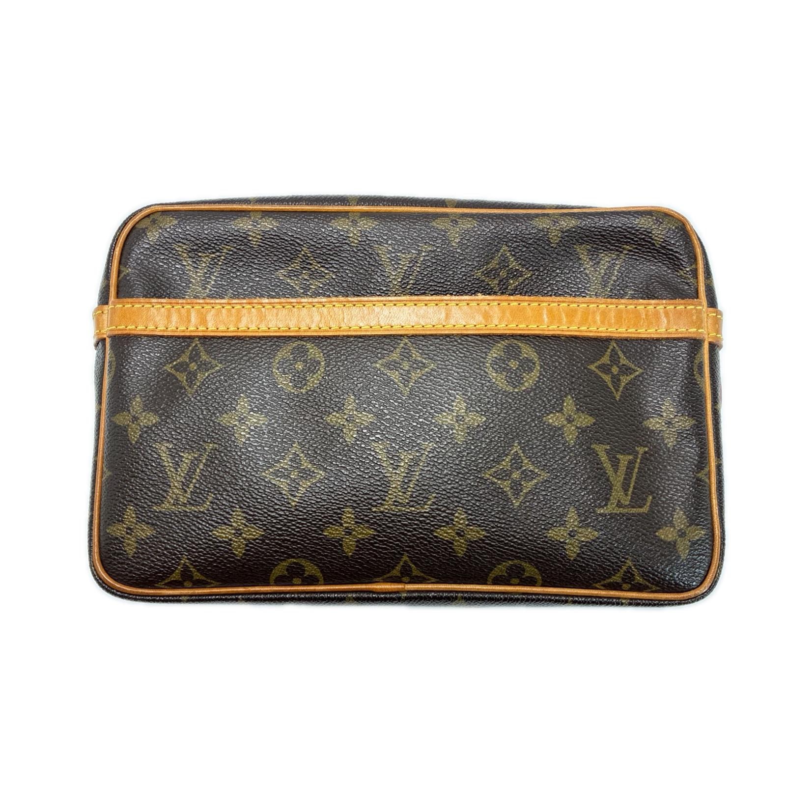 LOUIS VUITTON ルイヴィトン モノグラム コンピエーニュ M51847 ブラウン セカンドバッグ クラッチバッグ