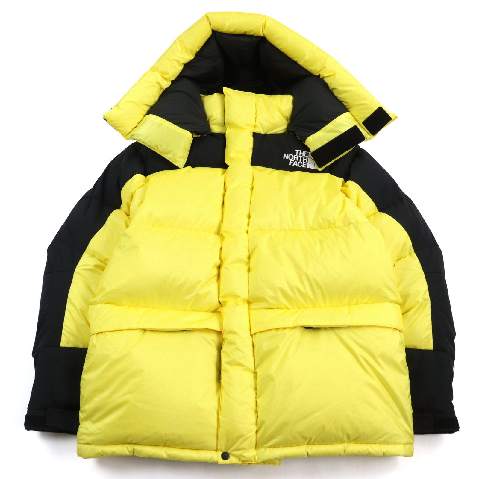 未使用品 ザ・ノースフェイス
 ダウンジャケット Him Down Parka ヒムダウンパーカ イエロー ブラック メンズ XS ND92031