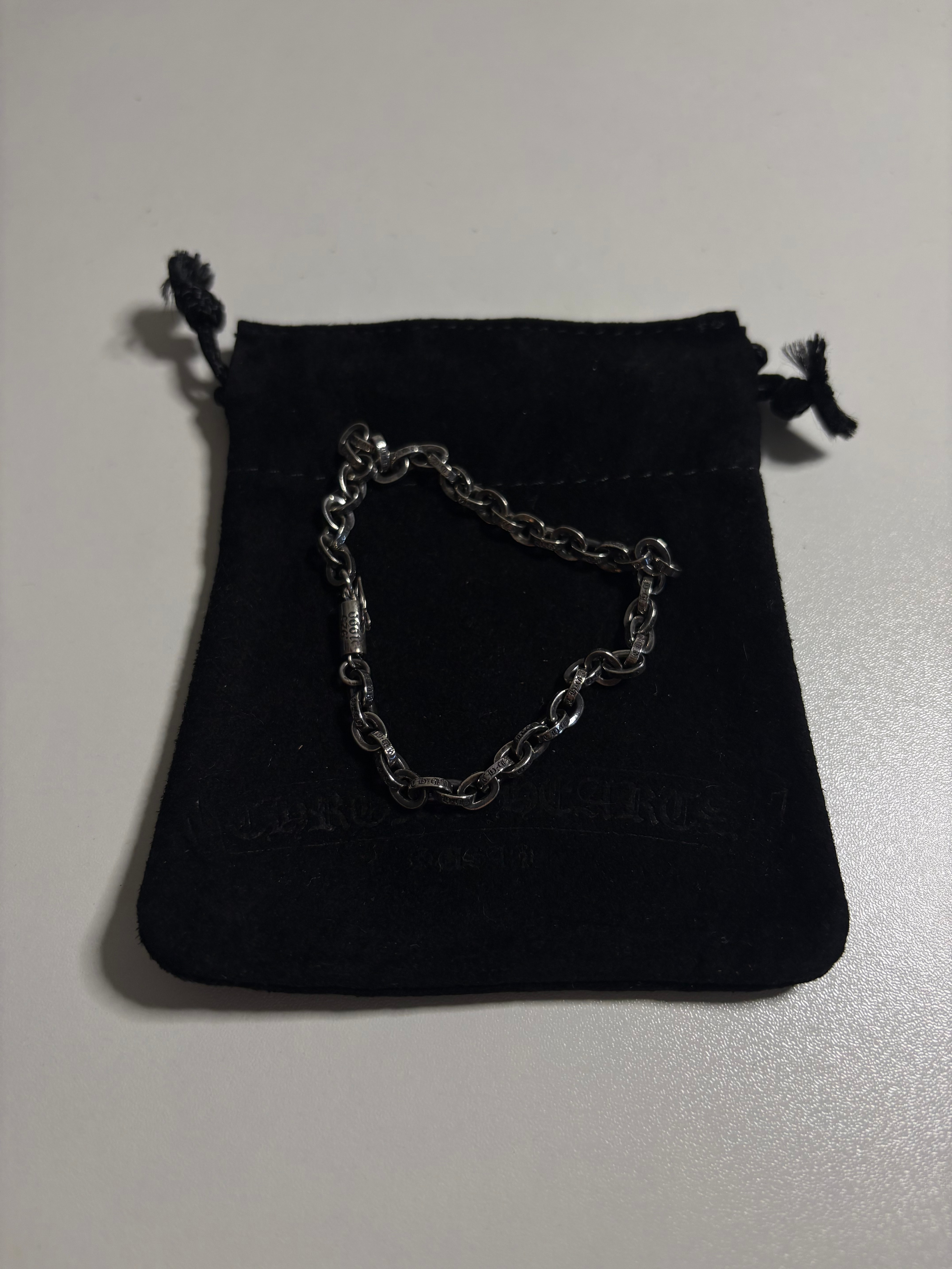 クロムハーツ ペーパー チェーン ブレスレット "シルバー"