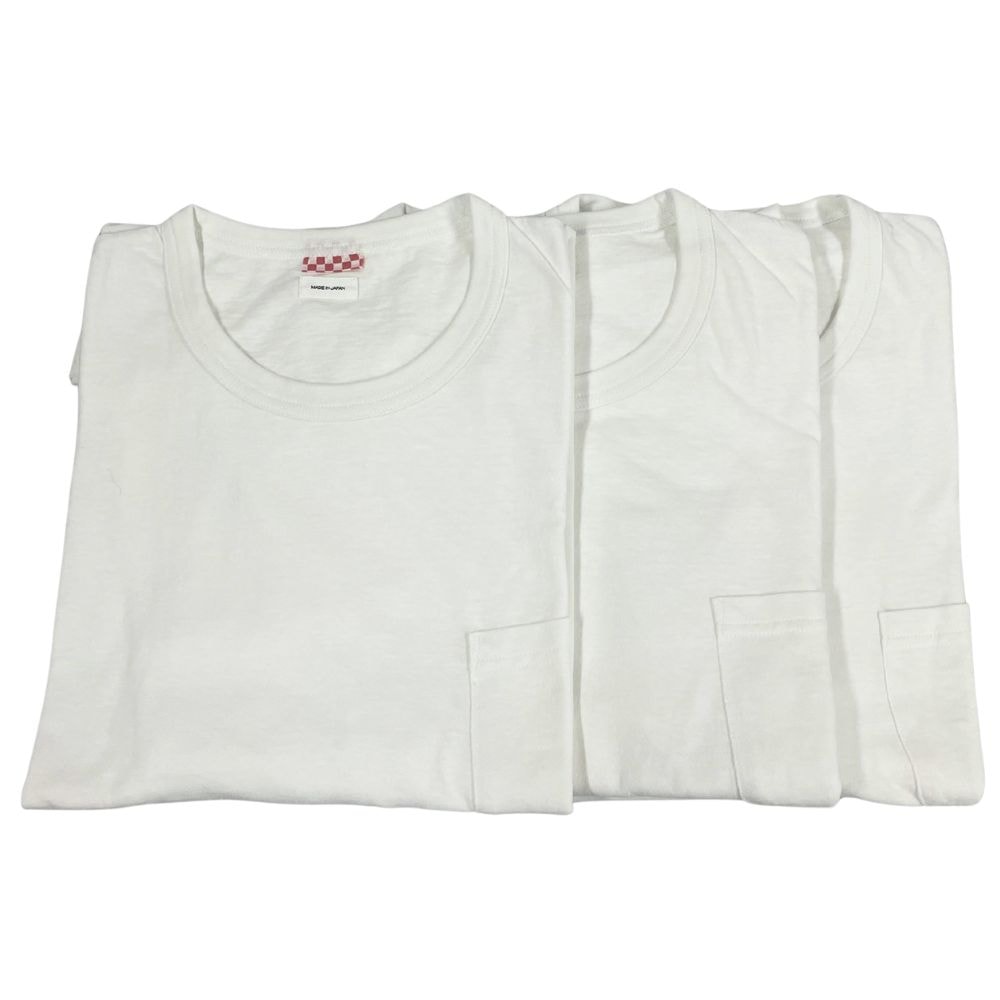 VISVIM ビズビム 品番 0125205009003 SUBLIG EX JUMBO 3-PACK S/S 3枚セット 半袖Tシャツ ホワイト サイズ4 正規品 / 53118