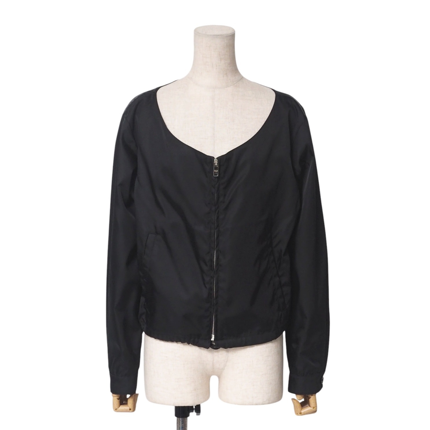 ■美品■PRADA プラダ ジャケット サイズ36 ジップアップ ブルゾン イタリア製 ブランド古着【中古】20250404/RA3915