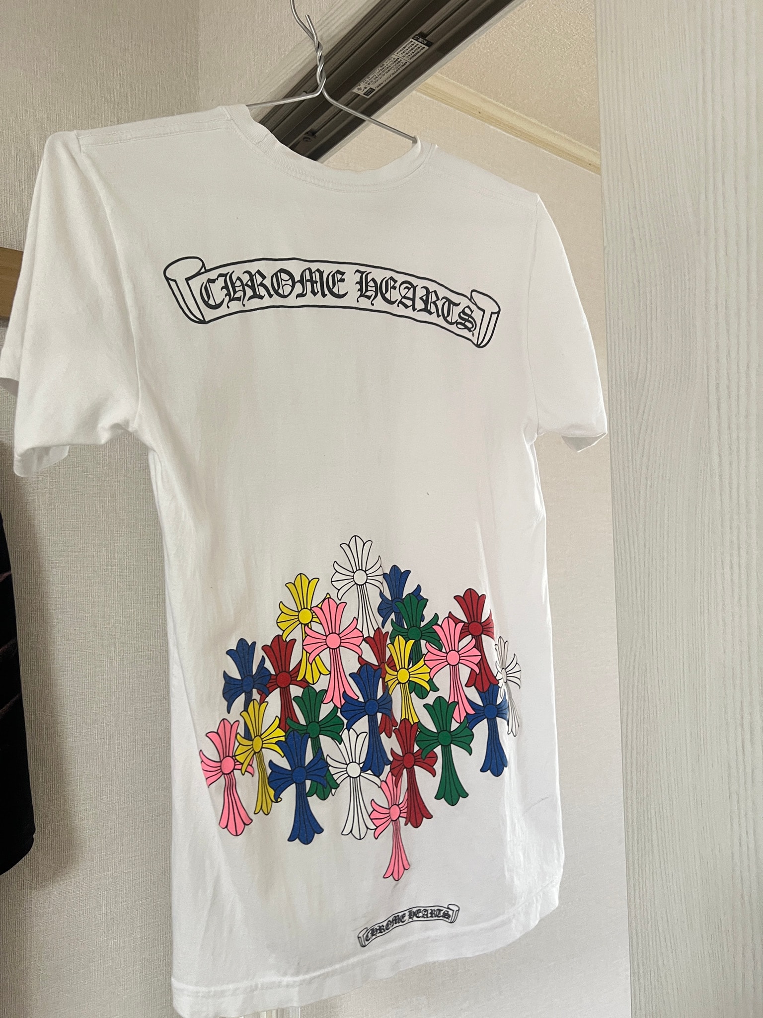 Chrome Hearts Cemetery Cross T-Shirt "White/Multicolor"