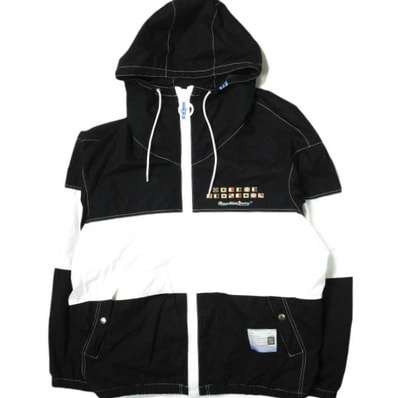 MAISON MIHARA YASUHIRO メゾン ミハラヤスヒロ 23AW Color Blocked Sports Jacket カラーブロックスポーツジャケット A11BL062 48 Black オーバーサイズ アウター mc68625