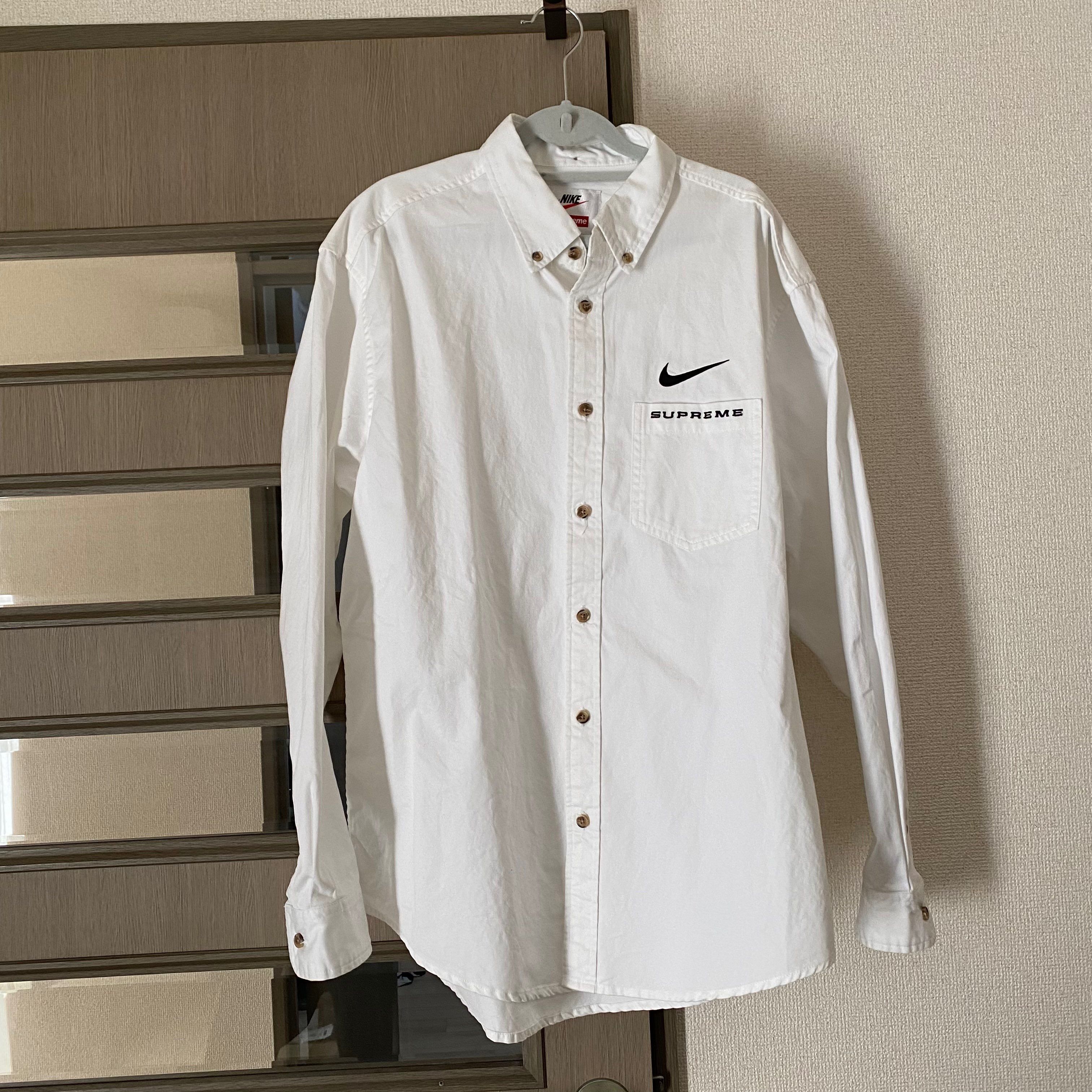 Supreme / Nike® Cotton Twill Shirt "White"