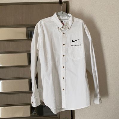 Supreme / Nike® Cotton Twill Shirt "White"