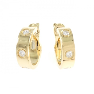 カルティエ ラブイヤリング フルダイヤ ピアス