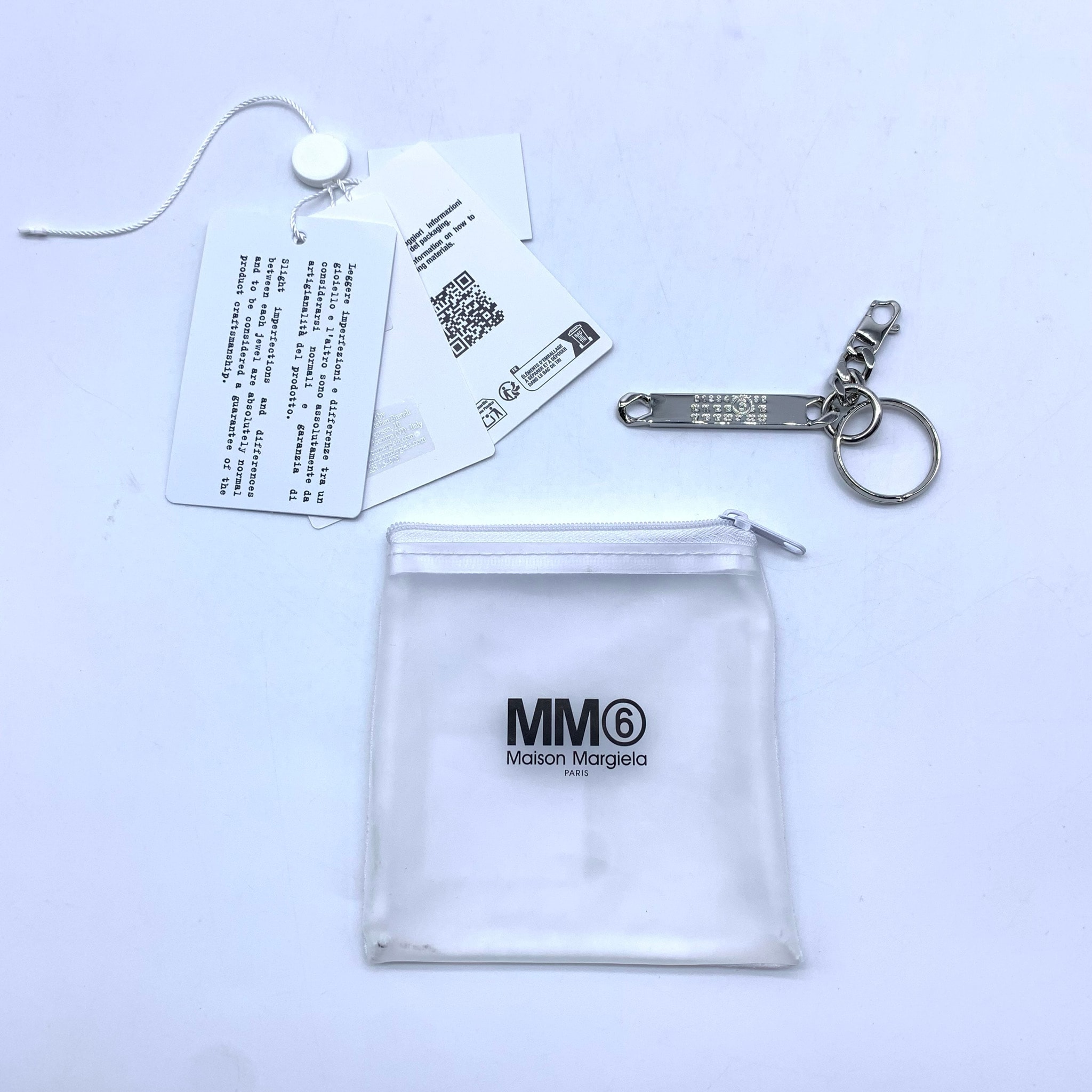 MM6 Maison Margiela Key Ring "Silver"