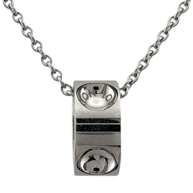 Louis Vuitton Pendentif Empreinte Necklace White Gold Diamonds "White Gold"