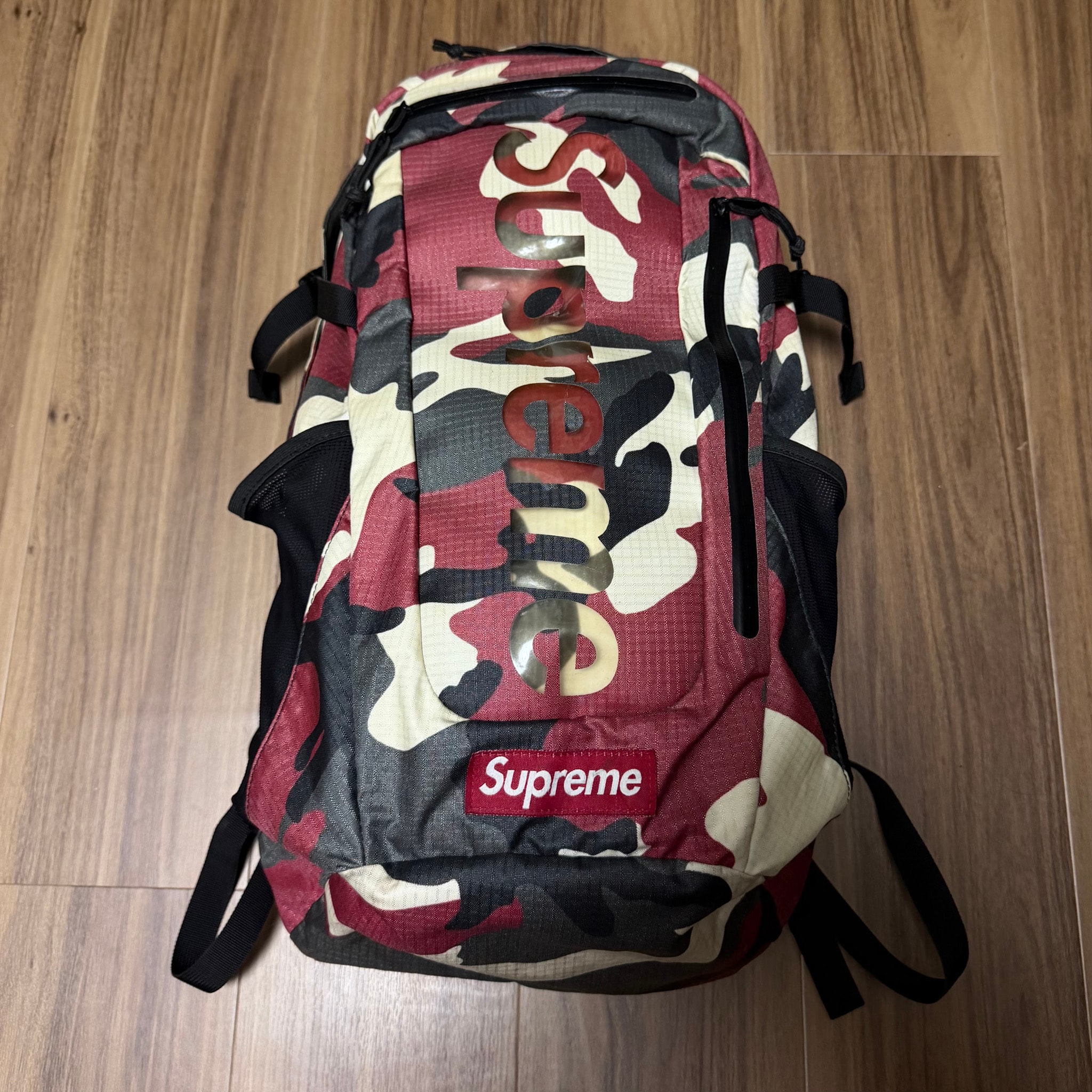 Supreme Backpack 21SS "Red Camo"
