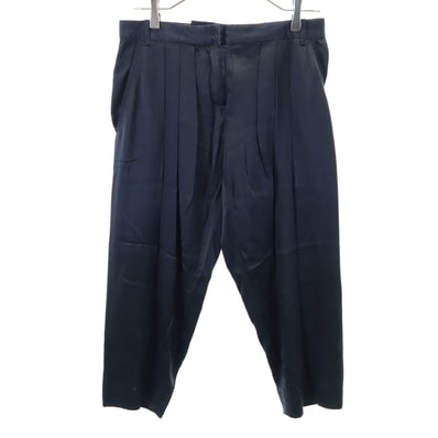 Emporio Armani エンポリオアルマーニ イタリア製 クロップドパンツ 40 ブラック系