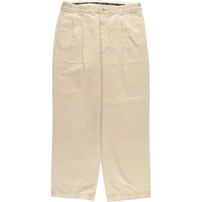 古着 ラルフローレン Ralph Lauren POLO RALPH LAUREN ツータック チノパンツ メンズw34相当/eaa557370
