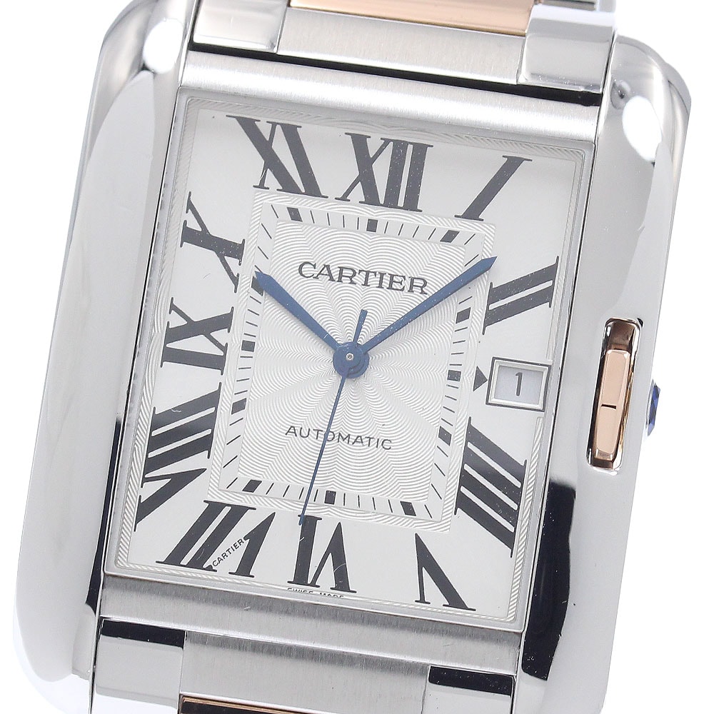 ☆良品 カルティエ タンクアングレースXL W5310006 メンズ 【中古】