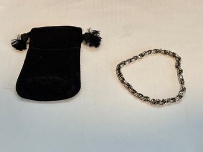 Chrome Hearts Paper Chain Bracelet "Silver"