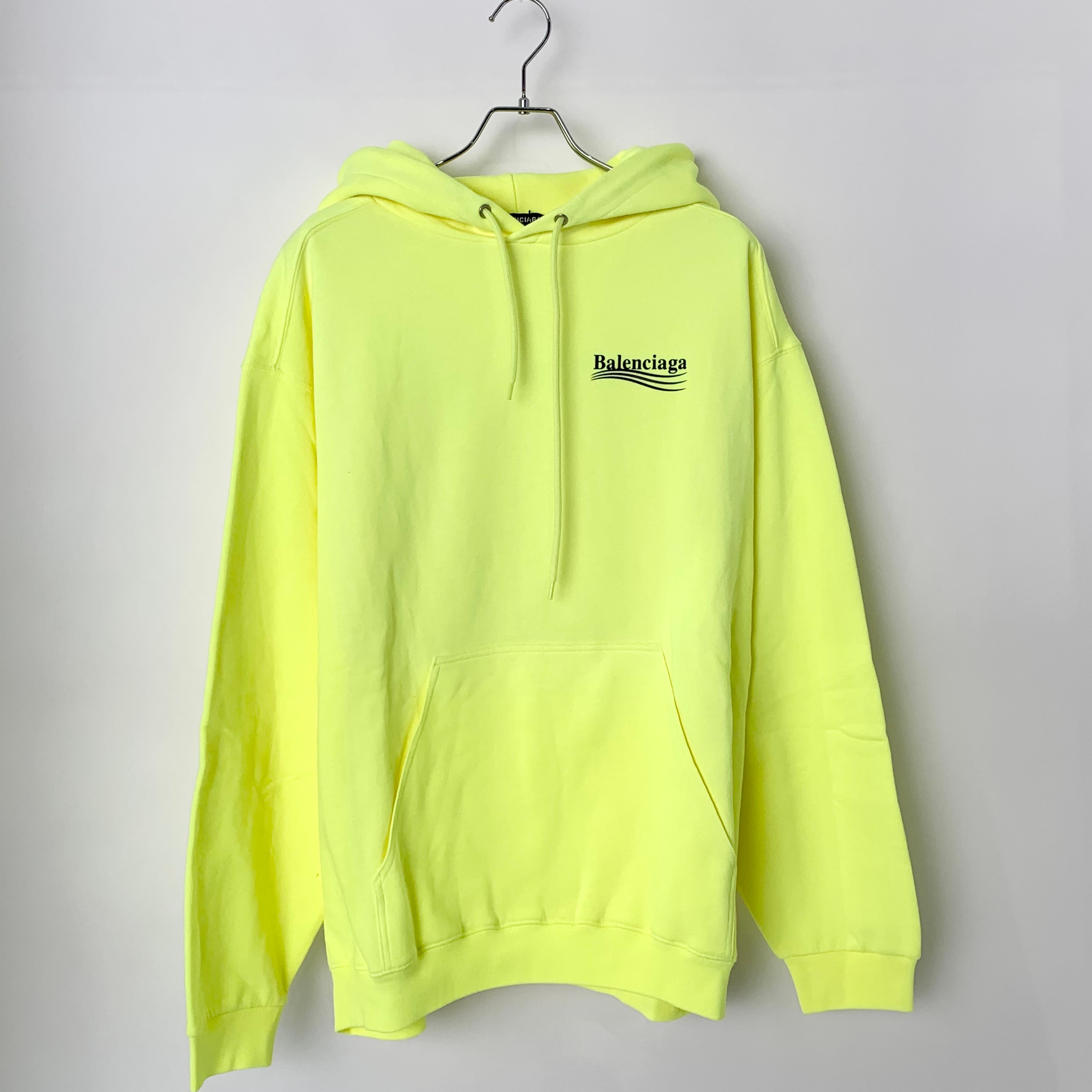 A (未使用に近い)】Balenciaga キャンペーンロゴプリントプルオーバー