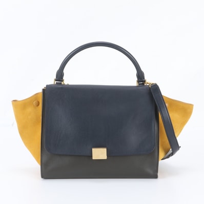 ■極美品 セリーヌ トラペーズ スモールショルダーバッグ レザー
