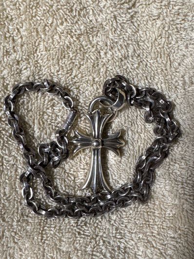 Chrome Hearts CH Cross Pendant Small / Plain Bail "Silver"