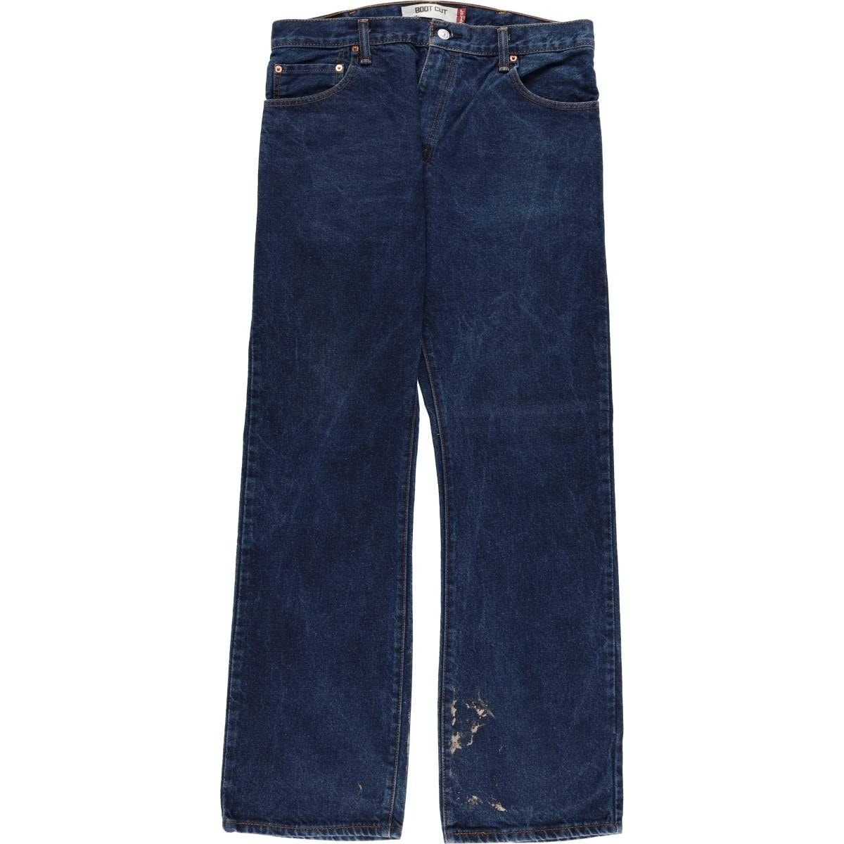 古着 リーバイス Levi's 517 BOOT CUT ペイント ブーツカットデニムパンツ メンズw35相当/eaa570963