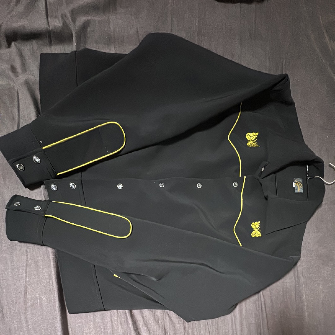 NEEDLES Piping Cowboy Jacket Double Cloth "Black"