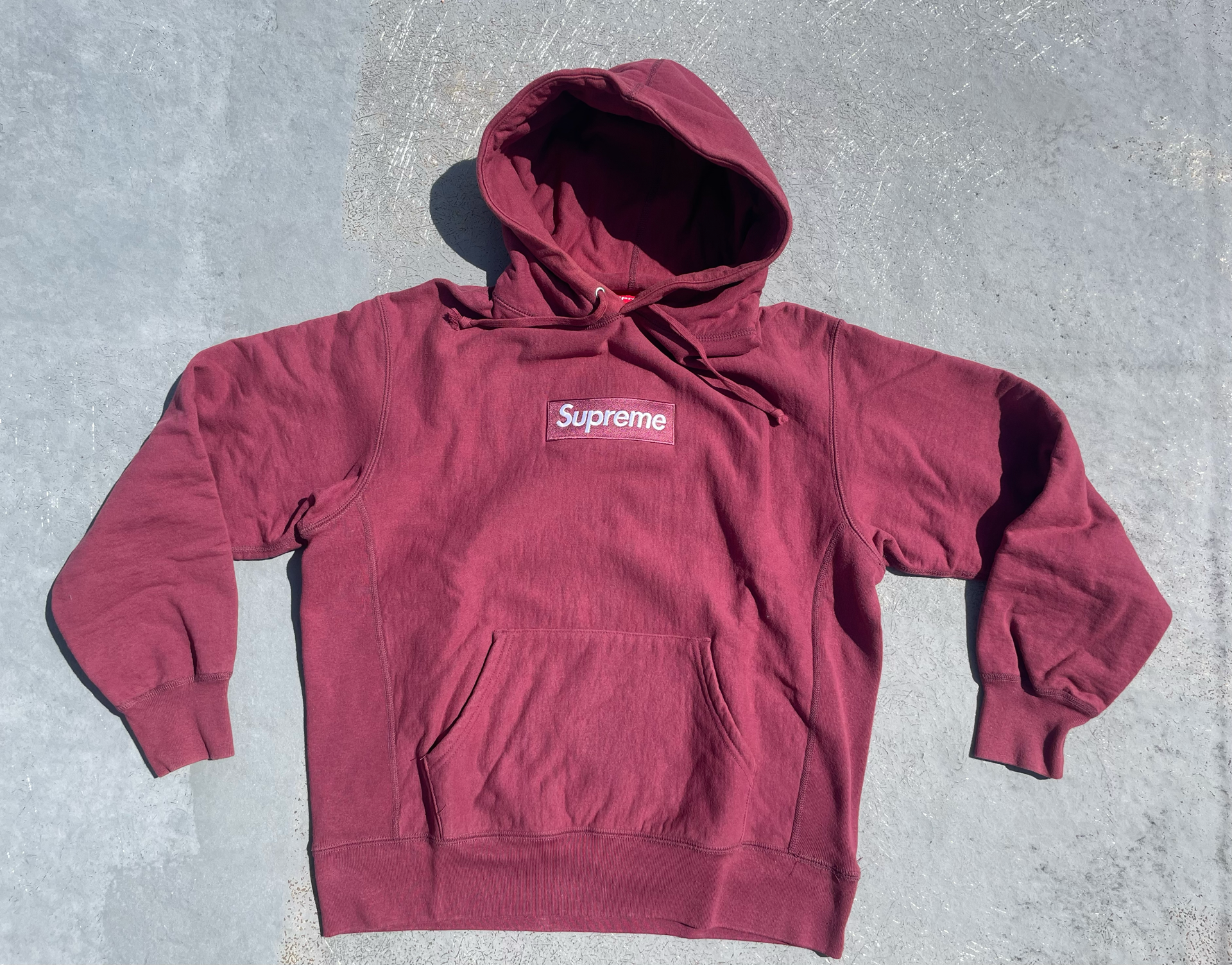 Supreme Box Logo Hooded Sweatshirt "Plum" (21FW)