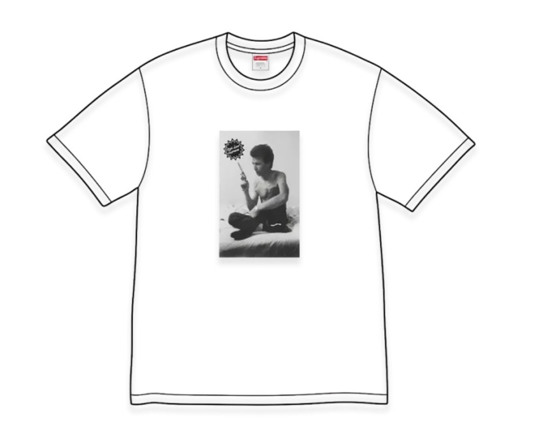 Supreme x Larry Clark G*n Tee "White"