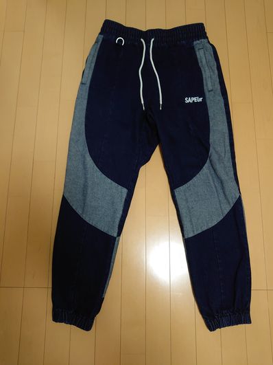 SAPEur DENIM TRACK PANTS "Indigo"