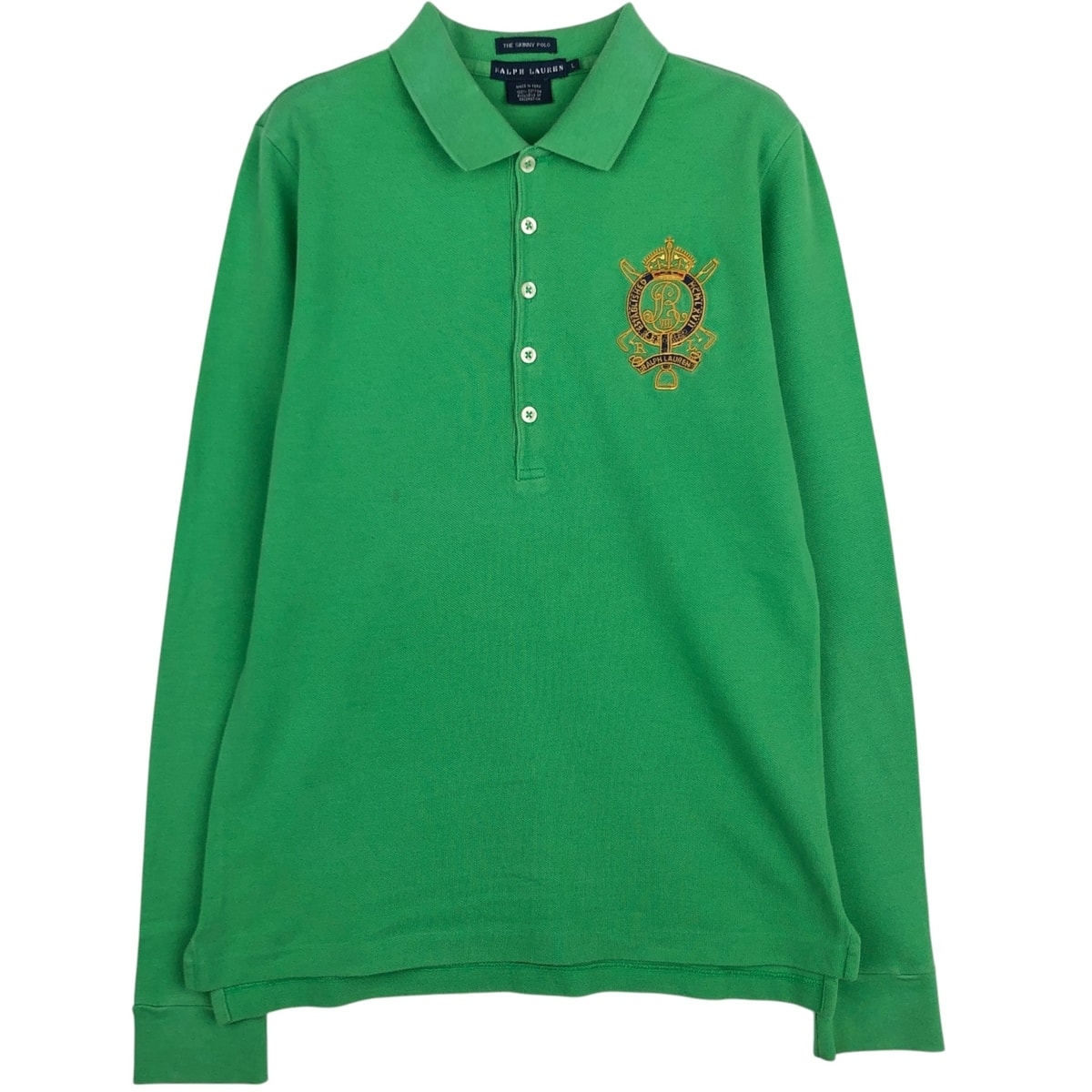 古着 ラルフローレン Ralph Lauren THE SKINNY POLO 長袖 ポロシャツ レディースL相当/eaa633954