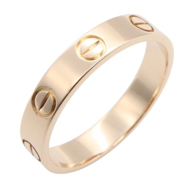 カルティエ CARTIER ミニラブリング リング・指輪 ジュエリー K18PG(ピンクゴールド) レディース ゴールド系 B4085000 【中古】