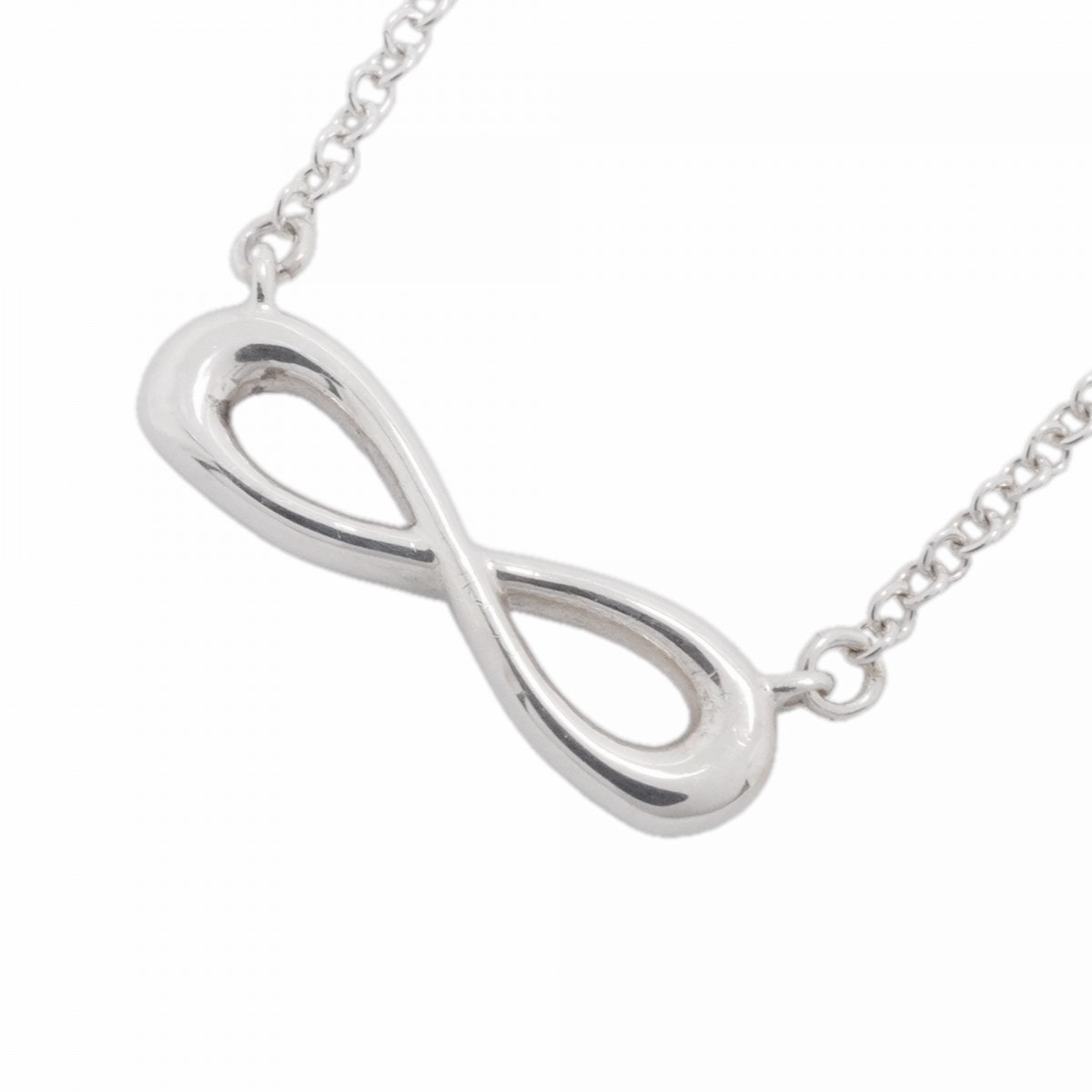 ★SALE【6jfb0377-k】ティファニー ネックレス インフィニティ シルバー925【中古】レディース