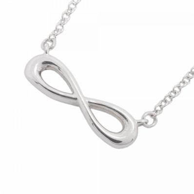 ★SALE【6jfb0377-k】ティファニー ネックレス インフィニティ シルバー925【中古】レディース