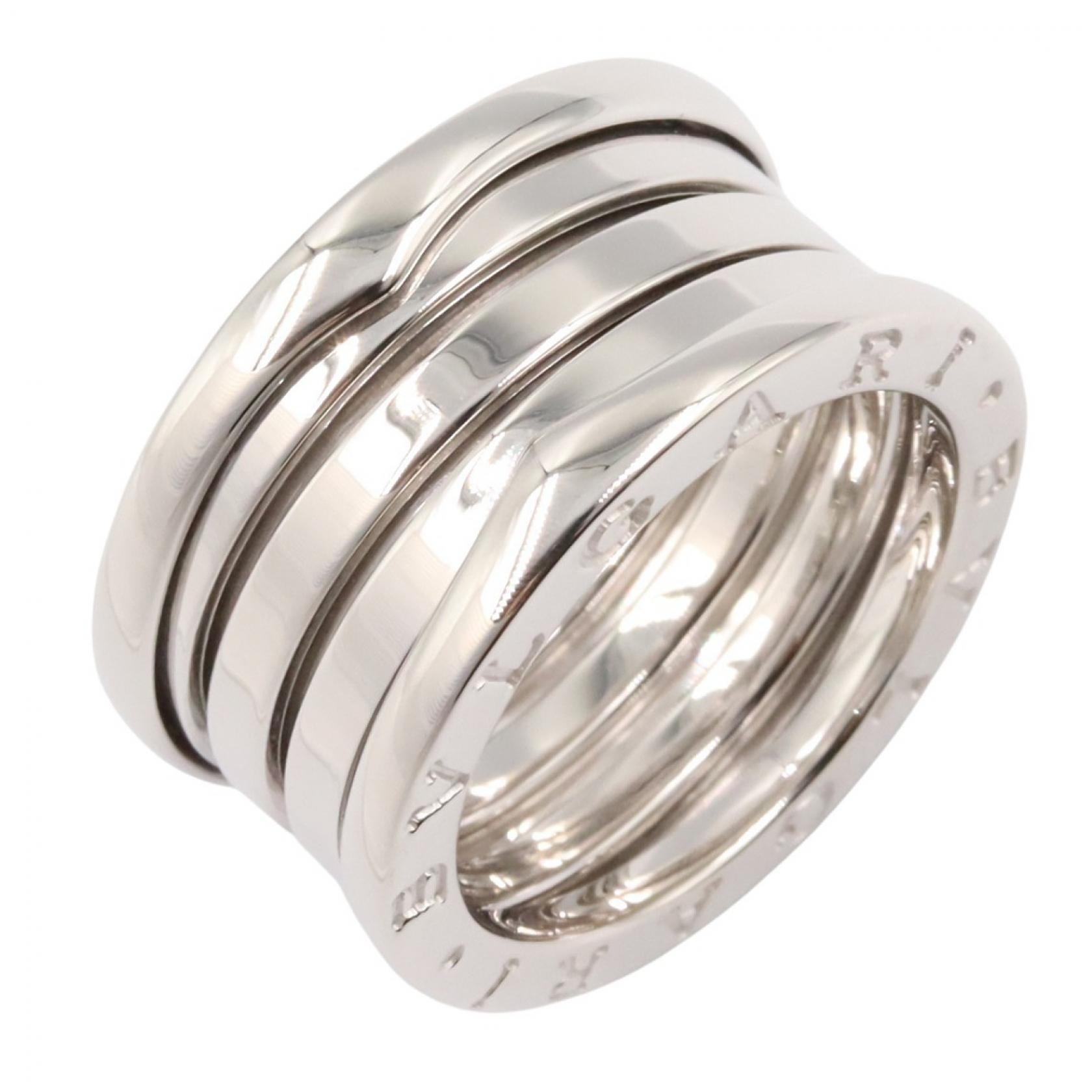 ブルガリ BVLGARI B-zero1 ビーゼロワン リング 5バンド リング・指輪 ジュエリー K18WG(ホワイトゴールド) レディース シルバー系 【中古】