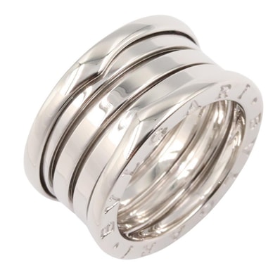 ブルガリ BVLGARI B-zero1 ビーゼロワン リング 5バンド リング・指輪 ジュエリー K18WG(ホワイトゴールド) レディース シルバー系 【中古】