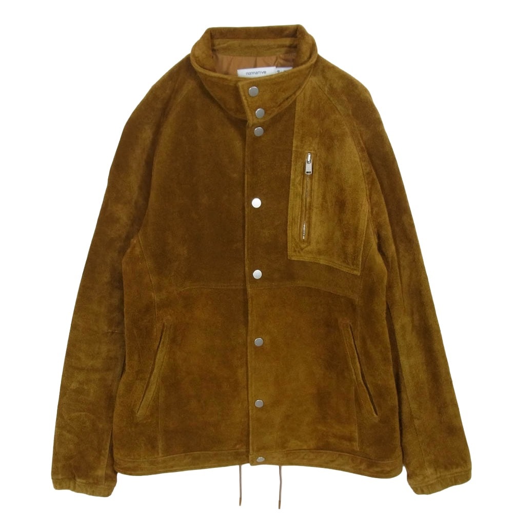 nonnative ノンネイティブ ジャケット 17SS NN-J3118 COACH JACKET COW SUEDE カウ スエード コーチ ジャケット ブラウン系 2【中古】