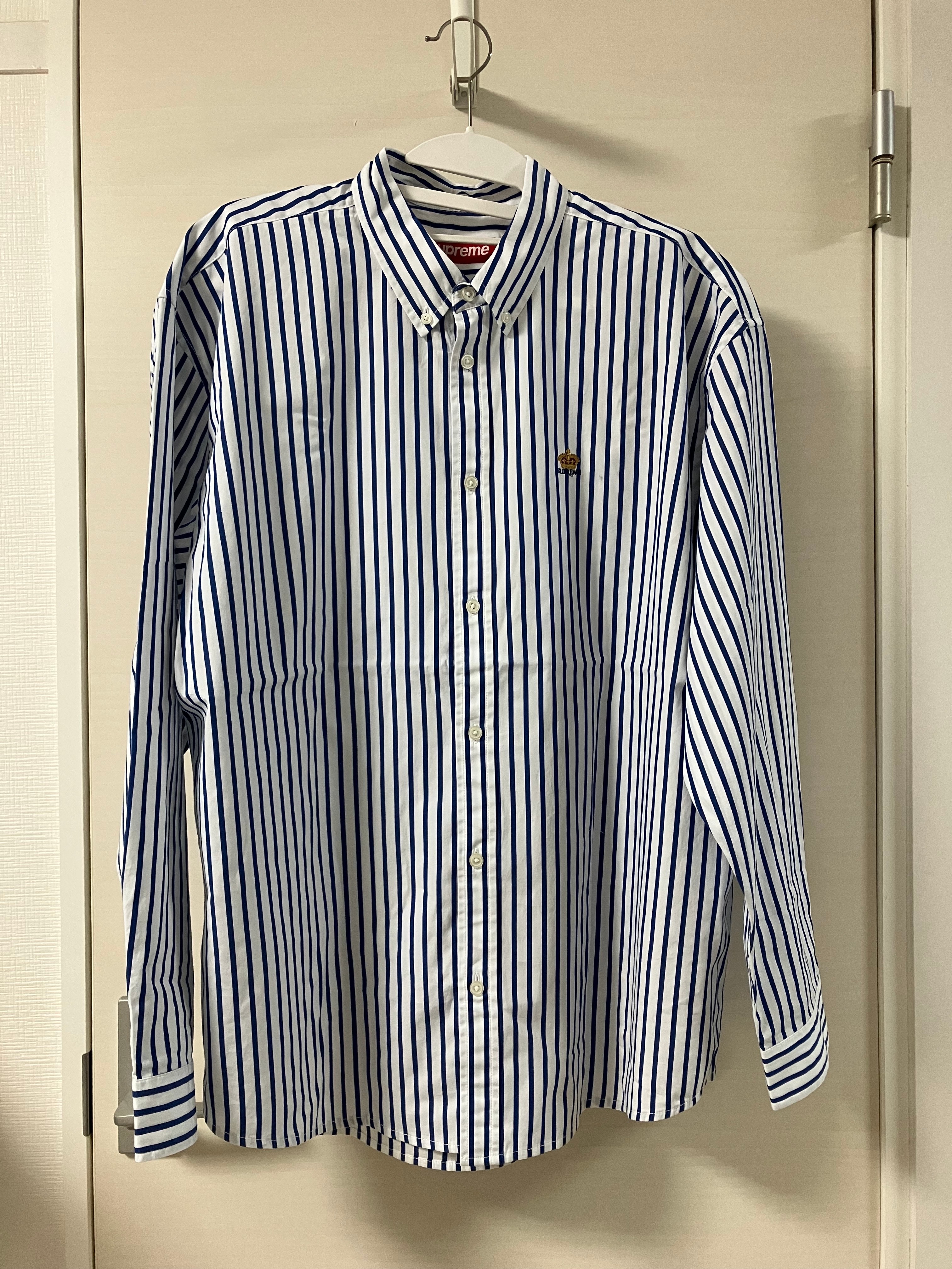 Supreme Stripe Shirt "White"